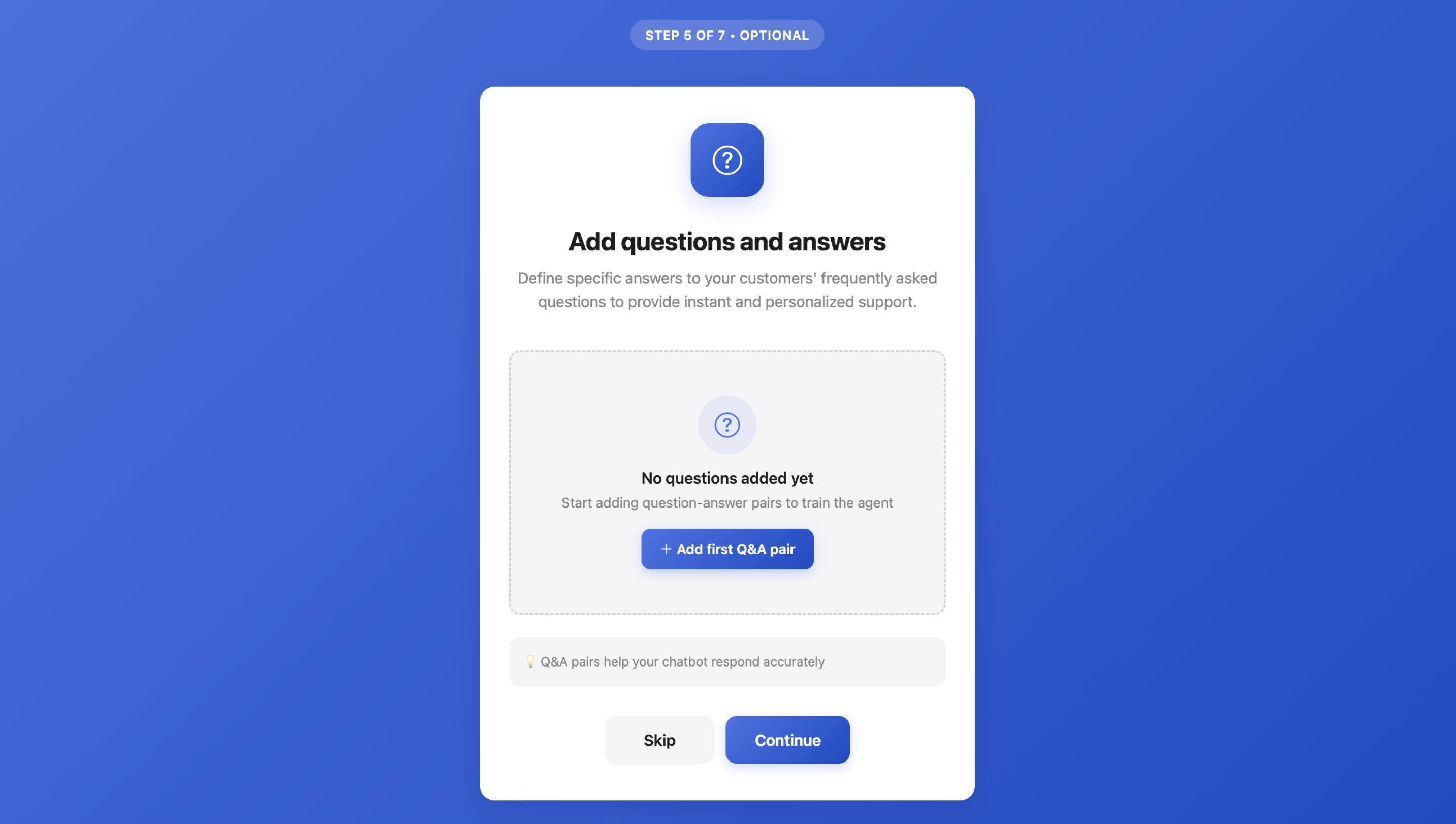 Paires de questions et réponses